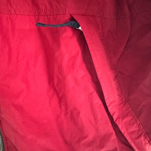 Vintage Tommy Hilfiger Mens Jacket Reversible Fleece Size Med Y2K Spell out Hood - Picture 9 of 11